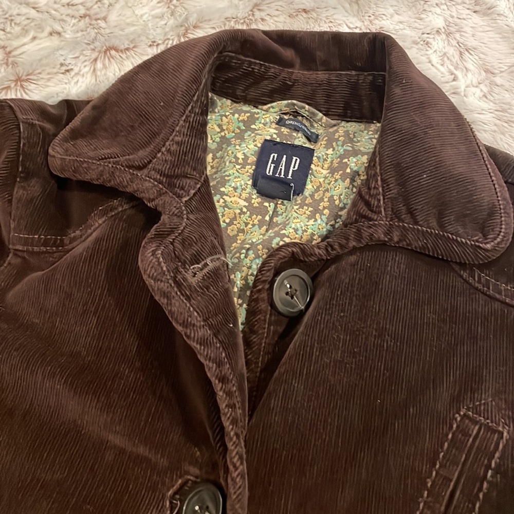 Brown Corduroy Blazer Jacket - Picture 2 of 4